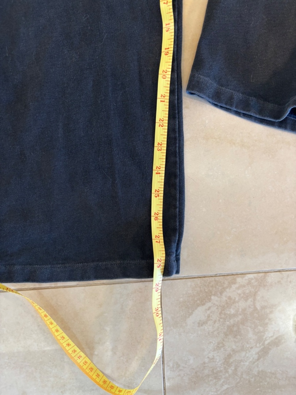 Brandy Melville Black Distressed 100% cotton pants made in Italy - Picture 8 of 9
